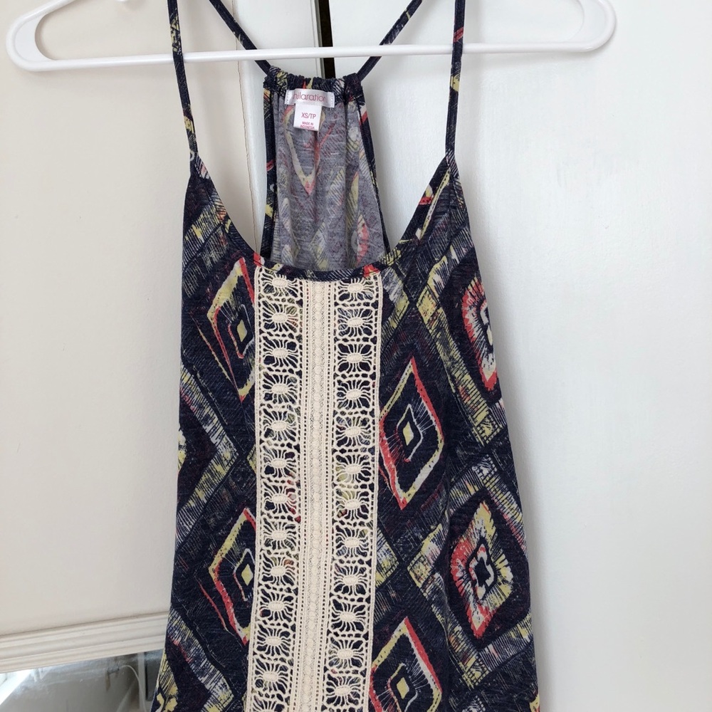 Scoop neck tank top